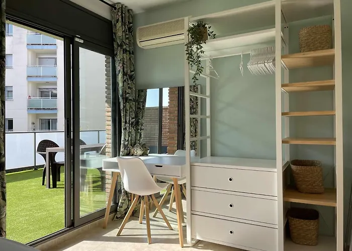 Апартаменты Solarium Con Terraza A 5 Minutos De La Playa Жирона